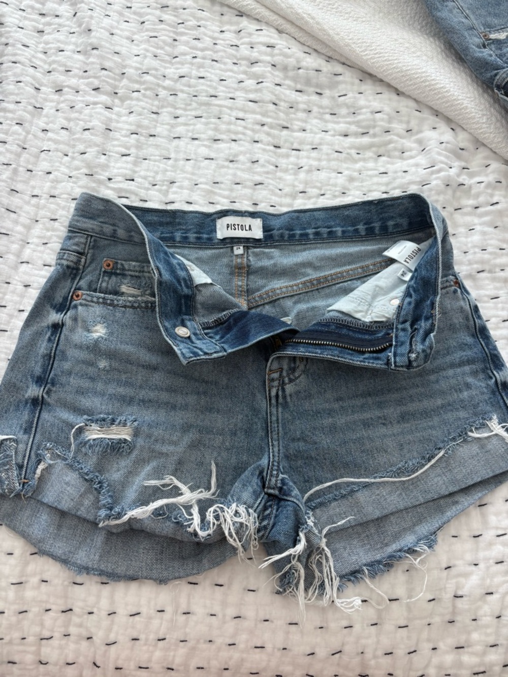 PISTOLA denim shorts